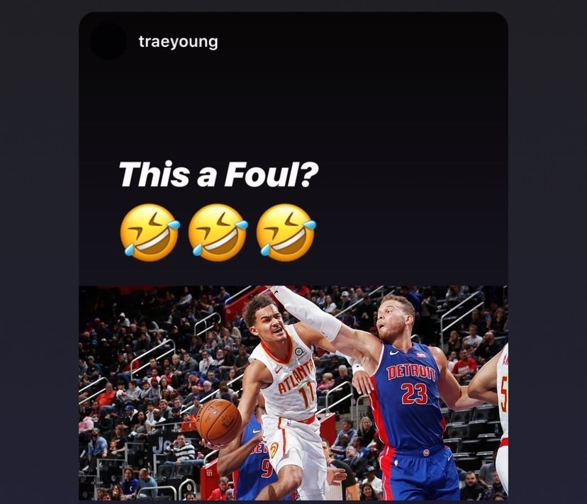 场下好兄弟！特雷-杨与格里芬社媒互动调侃两人间的对决