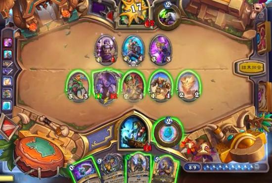 萨满强势控场击败术士