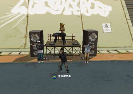 广场内可进行多种交互动作