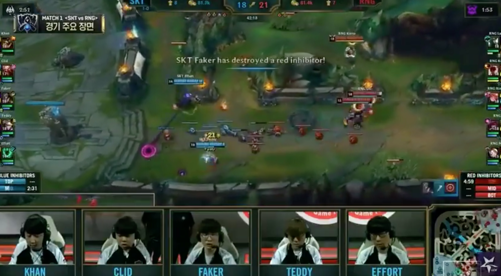 SKT大战RNG最后一波偷家语音出炉 Faker做出的决策